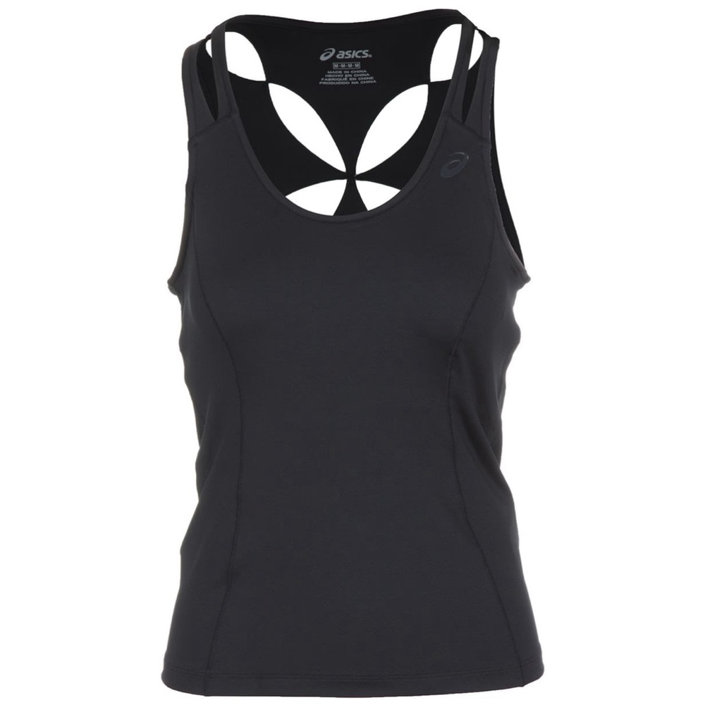 ASICS Black Cutout Tank Top